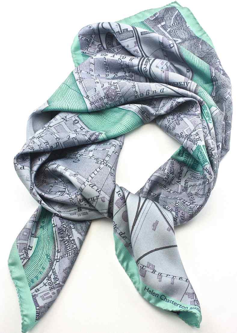 Lyon silk scarf